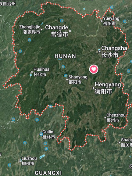 湖南地图